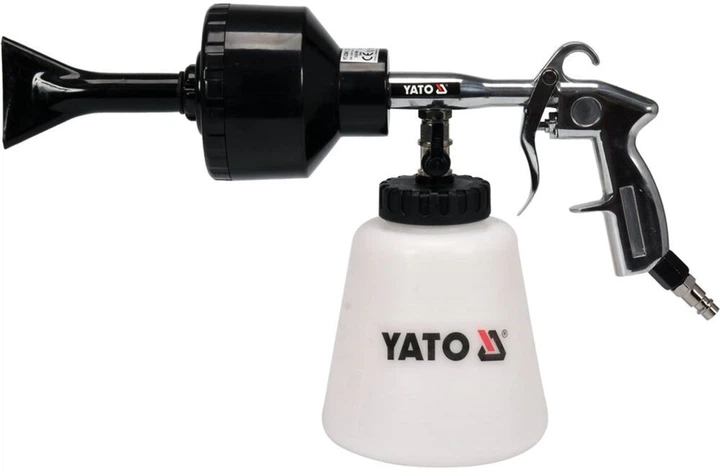 Pistolet pneumatyczny do tworzenia piany Yato YT-23641 zbiornik 1 l dysza turbo 113 l/min 0.62 MPa (5906083051418) - obraz 2