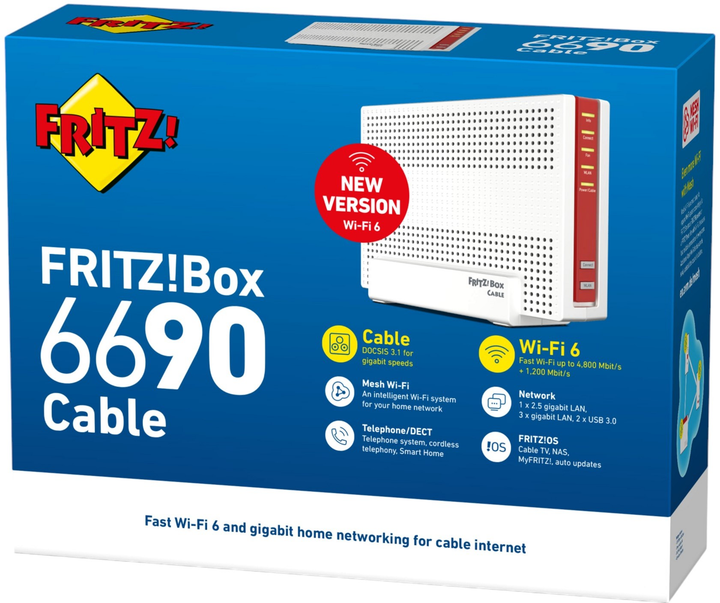 Router AVM FRITZ!Box 6690 Cable (20002965) - obraz 4