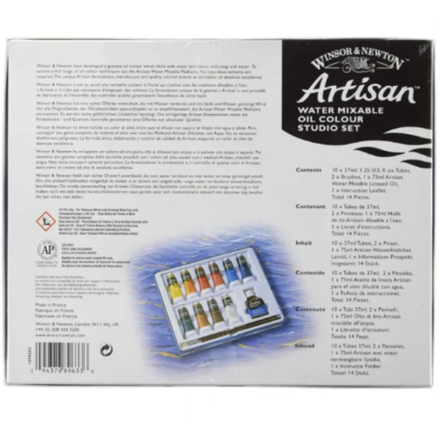 Zestaw farb akrylowych Winsor & Newton Artisan Water Mix Oli 10x37 ml (830421) - obraz 2