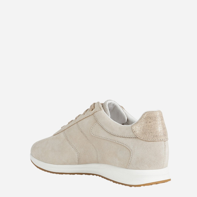 Sneakersy damskie Geox D25H5B022Z0-CH65F 41 26.7 cm Jasnobeżowe (8050036521255) - obraz 3