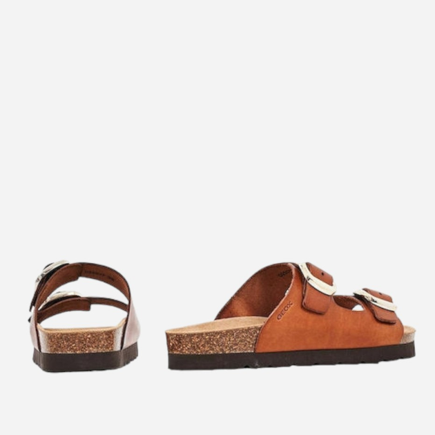Klapki damskie Geox D25SYF0003C-C0013 36 23.4 cm Brązowe (8050036581778) - obraz 3