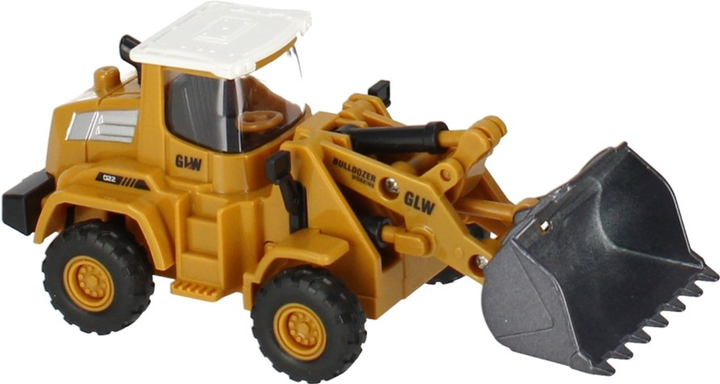 Zestaw maszyn budowlanych Mega Creative GLW Engineering Alloy Truck Koparka + Wózek widłowy z funkcją dźwigu z akcesoriami (5908275187745) - obraz 3