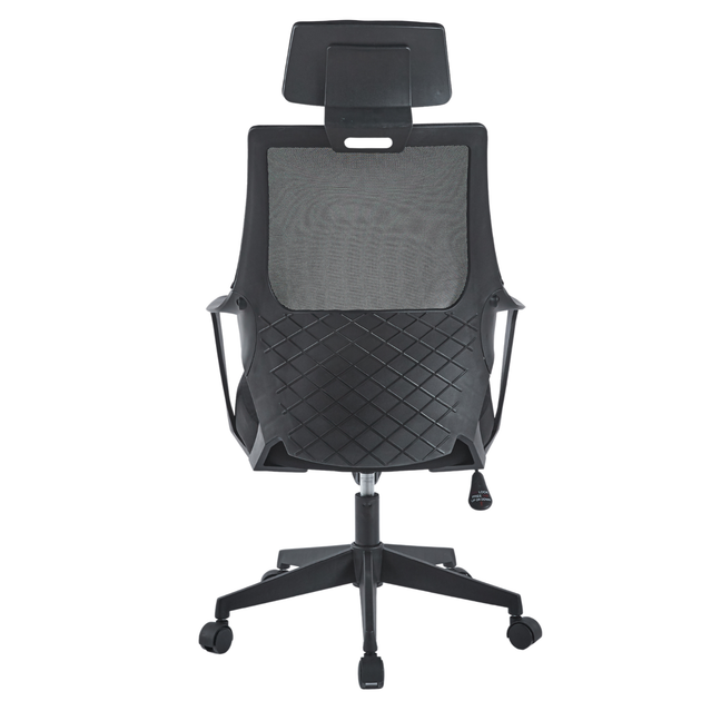 Кресло компьютерное ARON II Черный / Черный каркас Intarsio - изображение 4