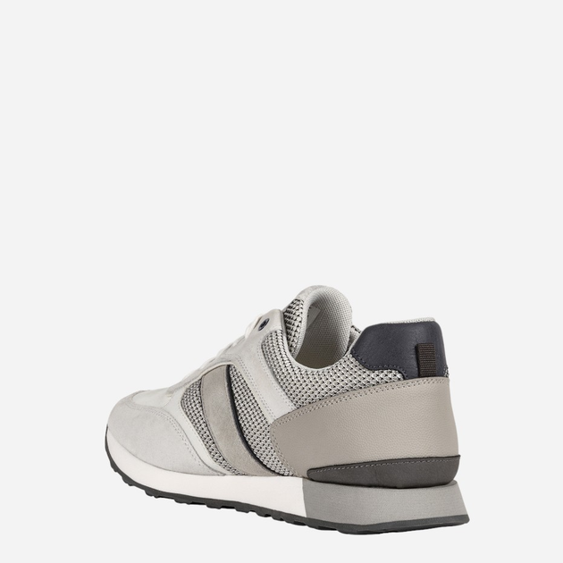 Buty sportowe męskie Geox U15BND02214-C1167 41 27.3 cm Szary/Biały (8050036067623) - obraz 3