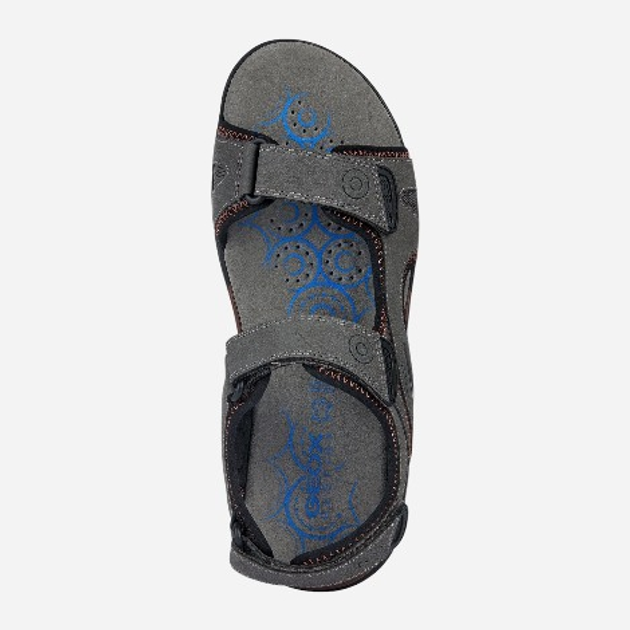 Sandały męskie sportowe Geox U25ELA0EK14-C1996 40 26.7 cm Szare (8056206096851) - obraz 4