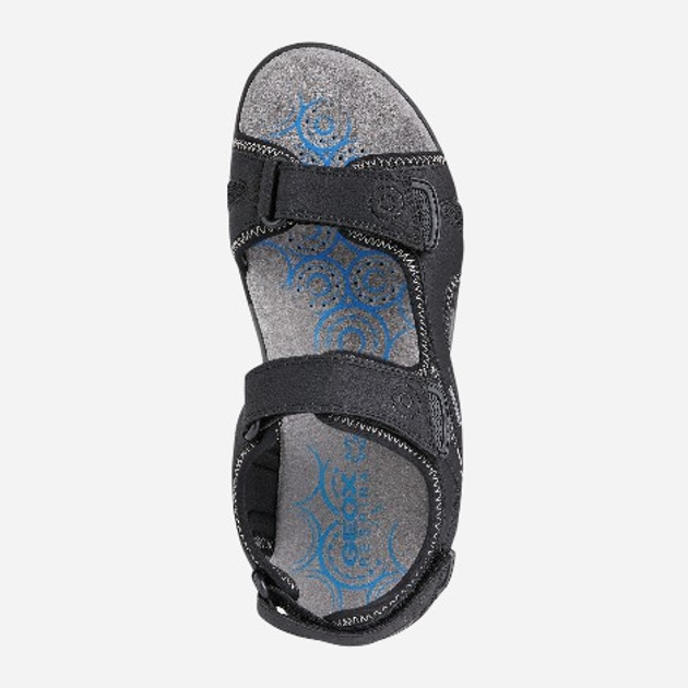 Чоловічі сандалі Geox U25ELA0EK14-C9999 42 28 см Чорні (8050036561381) - зображення 4