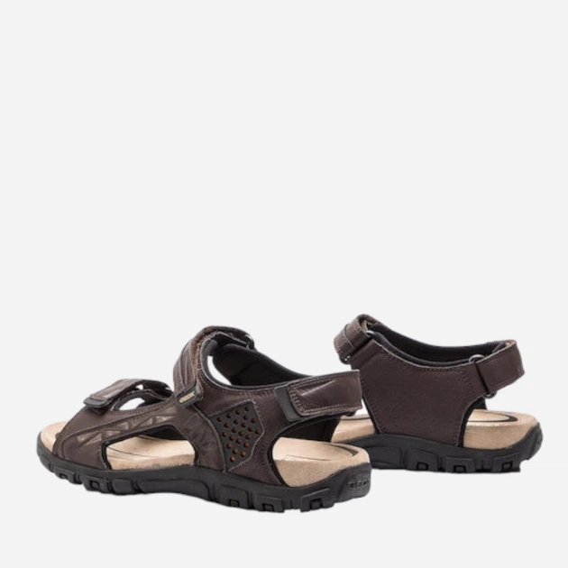Sandały męskie sportowe Geox U9224C000BC-C0013 43 28.6 cm Brązowe (8058279900684) - obraz 3