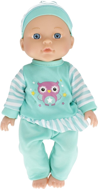 Пупс LUNABEBE My Little Friend у бірюзовому комбінезоні з аксесуарами 33 см (5904335896572) - зображення 4