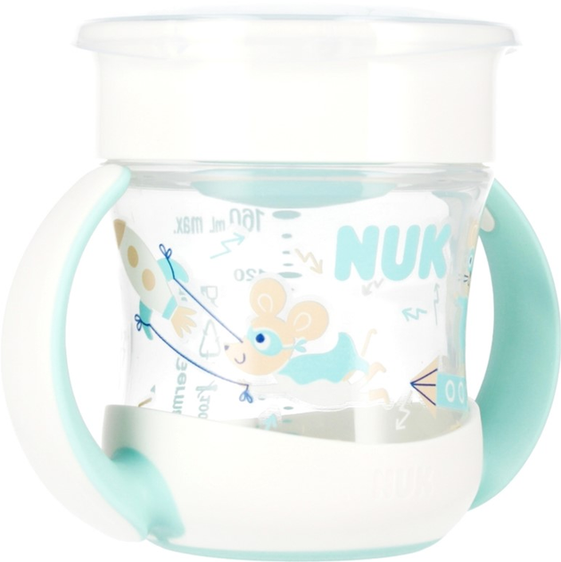 Кружка-непроливайка Nuk Mini Magic Cup Бірюзова 160 мл (4008600441571) - зображення 2