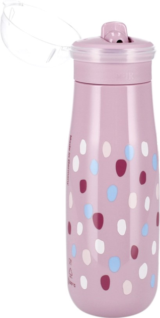 Kubek ze słomką Nuk Mini-Me Flip 2 w 1 Różowy 450 ml (4008600442660) - obraz 4