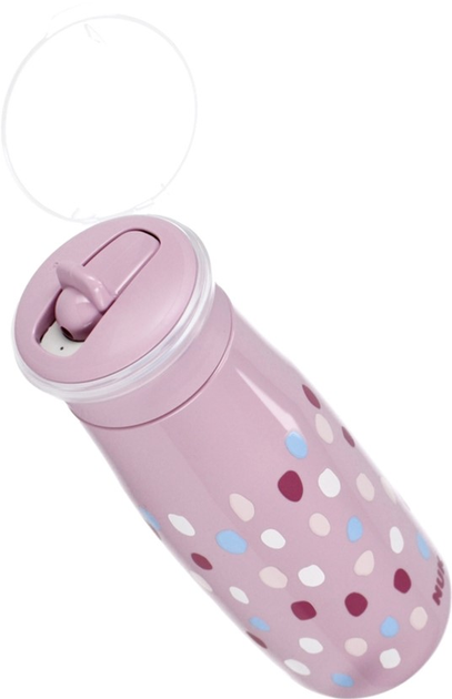 Kubek ze słomką Nuk Mini-Me Flip 2 w 1 Różowy 450 ml (4008600442660) - obraz 5