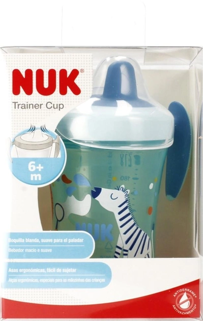 Кружка-непроливайка Nuk Trainer Cup Синя 230 мл (4008600441526) - зображення 1