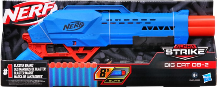 Blaster Hasbro Nerf Alpha Strike Big Cat DB-2 (5010993833047) - obraz 2