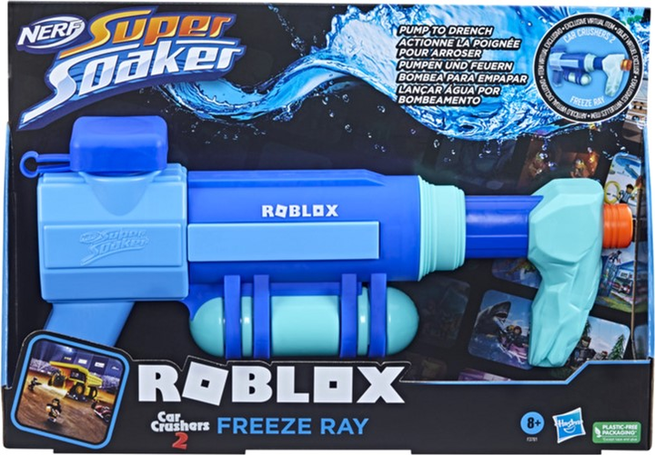 Водний бластер Hasbro Nerf Super Soaker Roblox Car Crushers 2 Freeze Ray (5010993969005) - зображення 1