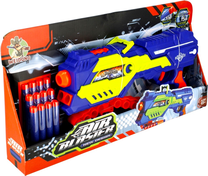 Бластер Mega Creative Super Wars з дротиками 12 шт (5904335849783) - зображення 8