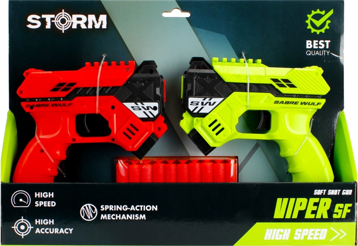 Zestaw pistoletów Mega Creative Storm Viper SF 2 szt (5904335861334) - obraz 1
