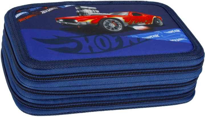 Пенал потрійний Starpak Hot Wheels з наповненням (5904335824186) - зображення 5