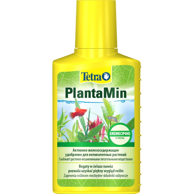 Tetra PlantaMin для зеленых аквариумных растений с железом, 100 мл на 400 л - изображение 2