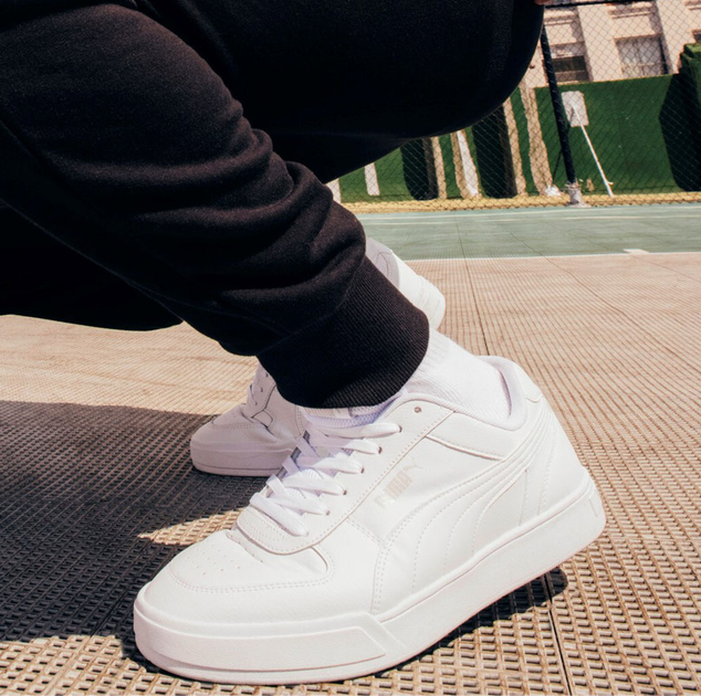Sneakersy męskie do kostki Puma Caven 380810-01 44 Białe (4063698526081) - obraz 7