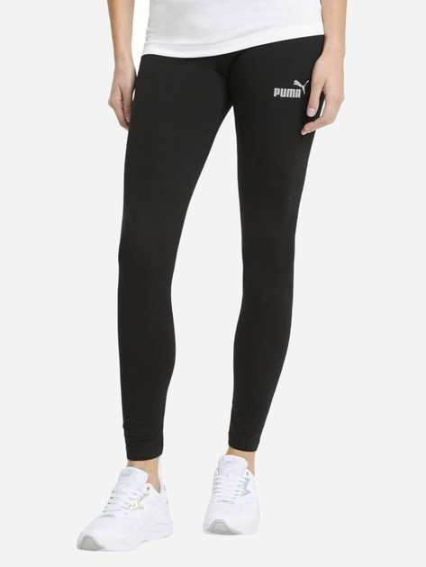 Спортивні легінси жіночі Puma Ess Leggings 586835-01 L Чорні (4063697212343) - зображення 1