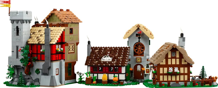 Zestaw klocków LEGO Icons Średniowieczny plac miejski 3304 elementy (10332) - obraz 3