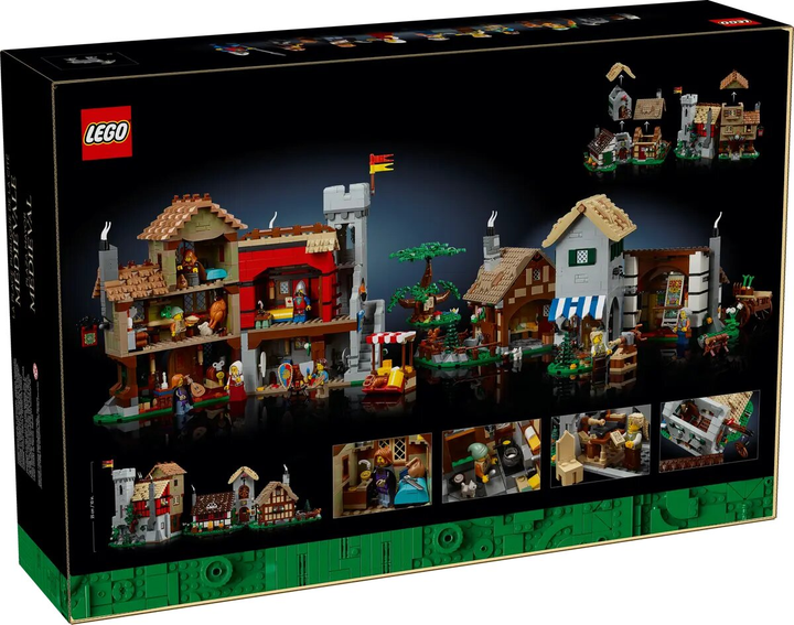 Zestaw klocków LEGO Icons Średniowieczny plac miejski 3304 elementy (10332) - obraz 11