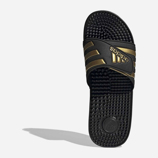 Klapki męskie Adidas Adissage EG6517 50 Czarny/Złoty (4062051813851) - obraz 3