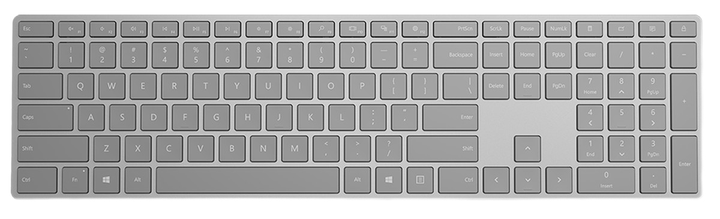 Клавіатура бездротова Microsoft Surface Bluetooth Grey (3YJ-00005) - зображення 1