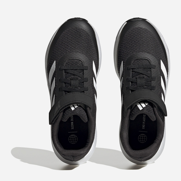 Buty sportowe chłopięce adidas Runfalcon 3.0 El K HP5867 31.5 Czarne z białym (4066749863951) - obraz 3