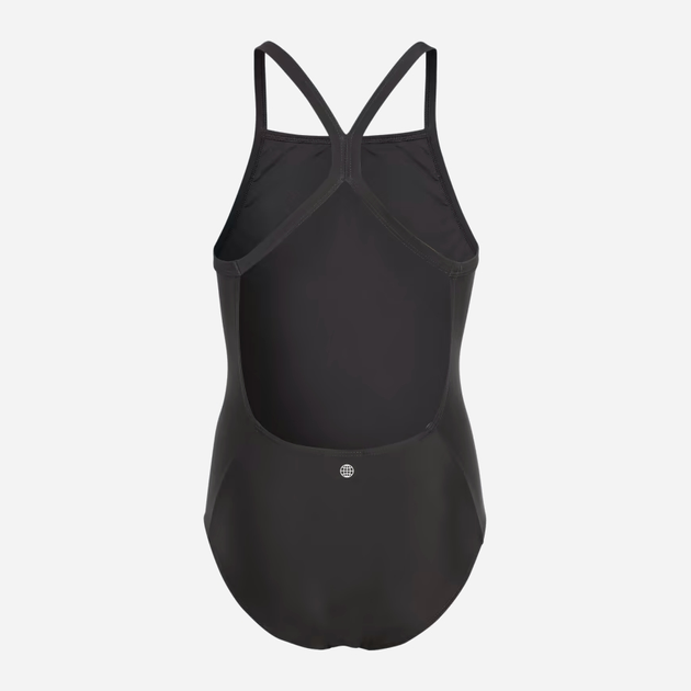 Підлітковий суцільний купальник для басейну для дівчинки Adidas Big Logo Suit HS2213 140 см Чорний (4066752817866) - зображення 2