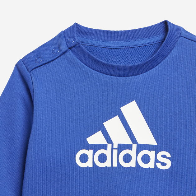 Dres chłopięcy (bluza bez kaptura + spodnie) adidas I Bos Jog Ft IB4767 92 Niebieski (4066762230891) - obraz 5