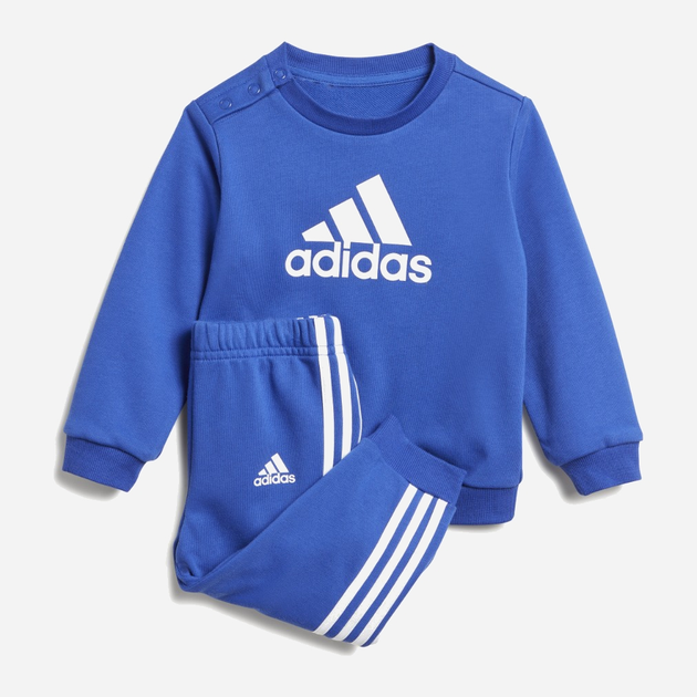 Komplet sportowy (bluza + spodnie) chłopięcy Adidas I Bos Jog Ft IB4767 104 Niebieski (4066762230839) - obraz 1