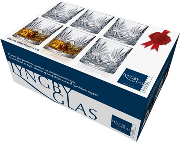 Набір склянок Lyngby Glas Krystal Melodia Whisky Glass 310 мл 6 шт (916107) - зображення 2