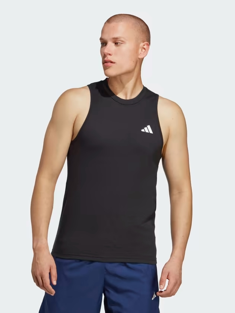 Koszulka bez rękawów męska Adidas TR-ES FR SL T IC6945 L Czarna (4065432917698) - obraz 1