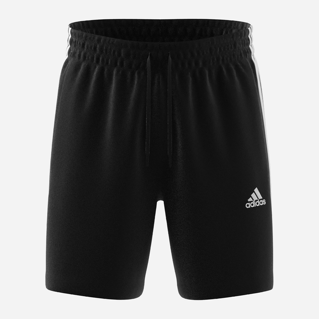 Шорти бавовняні короткі чоловічі adidas M 3S FT SHO IC9435 L Чорні (4066745317427) - зображення 8