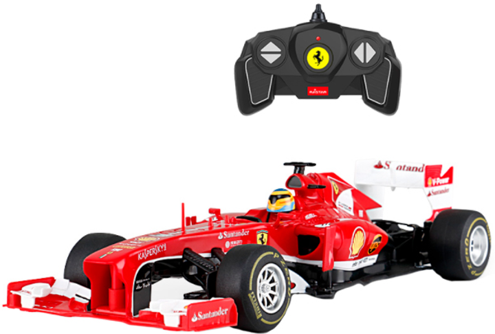 Samochód Rastar Ferrari F1 1:18 RC czerwony (6930751307421) - obraz 1