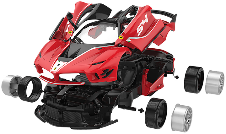 Model samochodu Rastar Ferrari FXX K ze sterowaniem radiowym 1:18 czerwono-czarny (6930751317567) - obraz 5