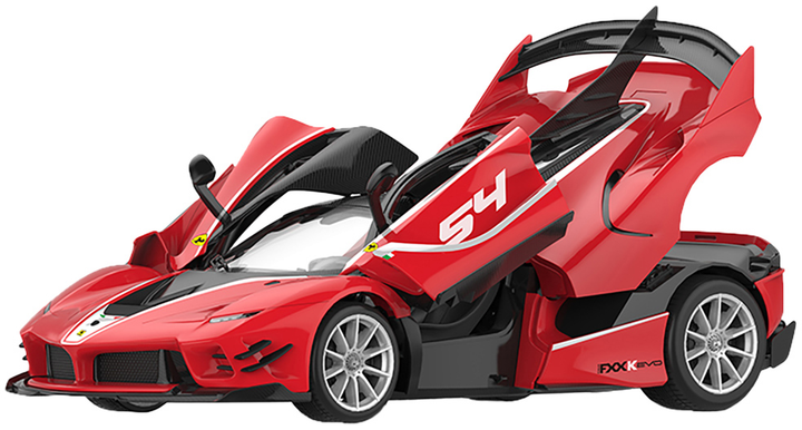 Model samochodu Rastar Ferrari FXX K ze sterowaniem radiowym 1:18 czerwono-czarny (6930751317567) - obraz 7