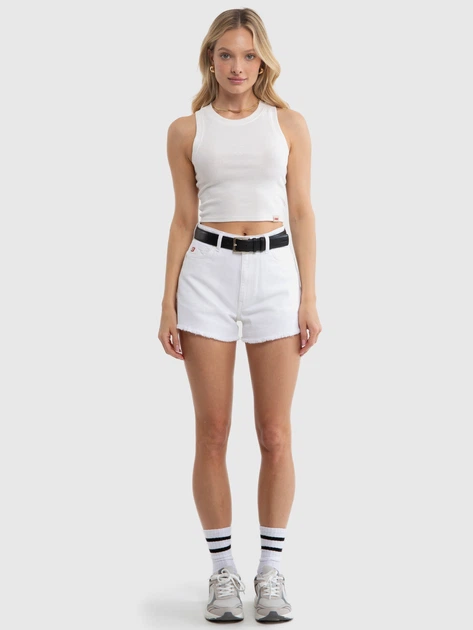 Шорти джинсові жіночі Big Star Authentic Girl W30 Білі (5900714718411) - зображення 4