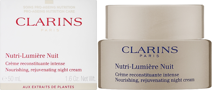 Крем для обличчя Clarins Nutri-Lumiere Night Cream 50 мл (3380810354331) - зображення 2