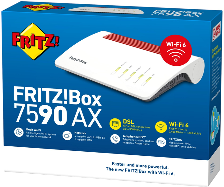 Маршрутизатор AVM FRITZ!Box 7590 AX (20002998) - зображення 4