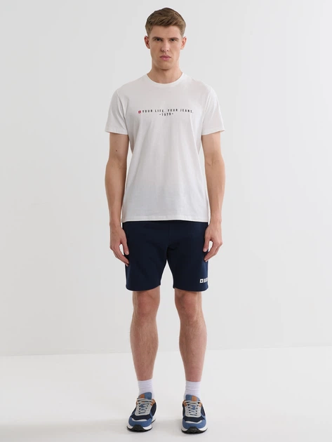 Шорти бавовняні короткі чоловічі Big Star Marquel S Темно-сині (5900714763237) - зображення 4