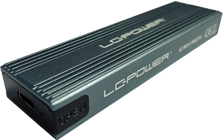 Зовнішня кишеня LC-Power LC-M2-C-MULTI-3 для M.2 SSD USB 3.2 Type-C (4260070129247) - зображення 3