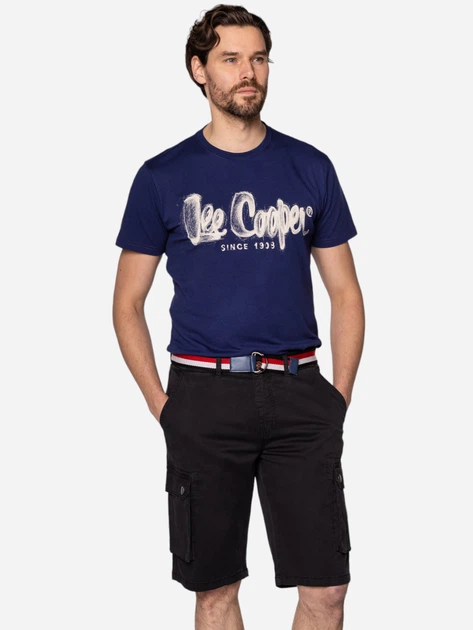 Krótkie spodenki męskie eleganckie Lee Cooper SIMONE-9802 36 Czarne (5904347397944) - obraz 3