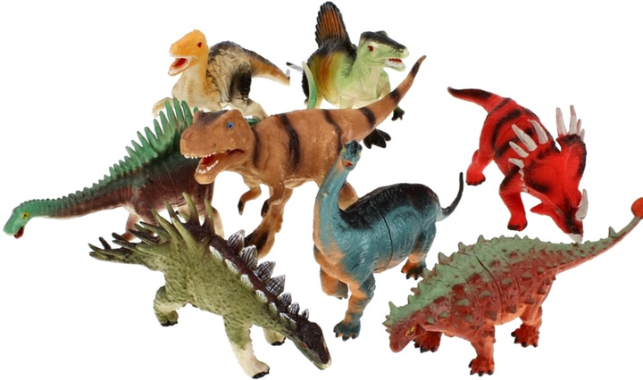 Zestaw figurek Mega Creative Dinosaur Figures 8 szt (5908275114314) - obraz 1