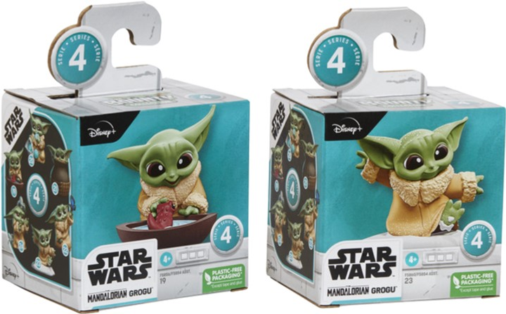 Figurka kolekcjonerska Hasbro Star Wars Mandalorian - Baby Yoda Tadpole Friend i Snowy Walk F5185 5.5 cm 2 pack (5010993958115) - obraz 3