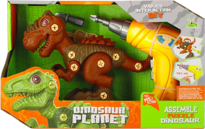 Figurka do skręcania Dinosaurs Island Toys Dinozaur z akcesoriami (5908275190134) - obraz 1