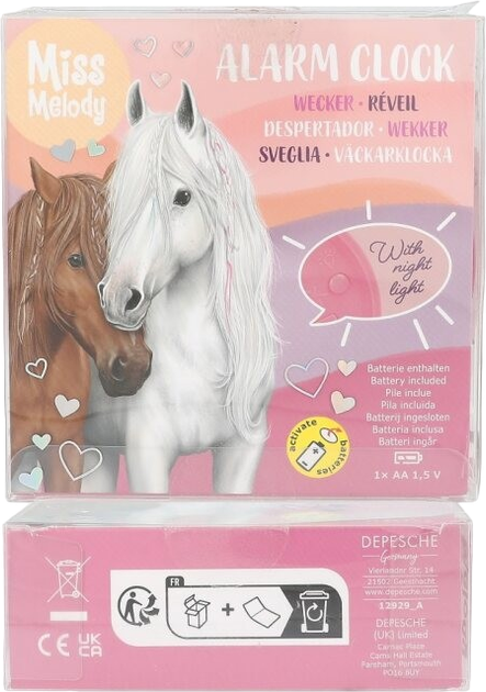 Budzik Miss Melody Alarm Clock (4010070676001) - obraz 5