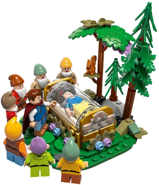 Zestaw klocków LEGO Disney Chatka Królewny Śnieżki i siedmiu krasnoludków 2228 elementów (43242) - obraz 4