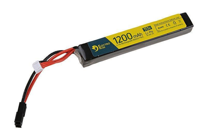 Аккумулятор LiPo 11,1V 1200mAh 15/30C [ElectroRiver] (для страйкбола) - изображение 2